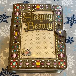 Loungefly Sleeping Beauty Book Pin Display Backpack NWOT
